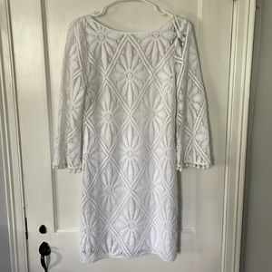 NWT Lilly Pulitzer White Shift Sweater Dress